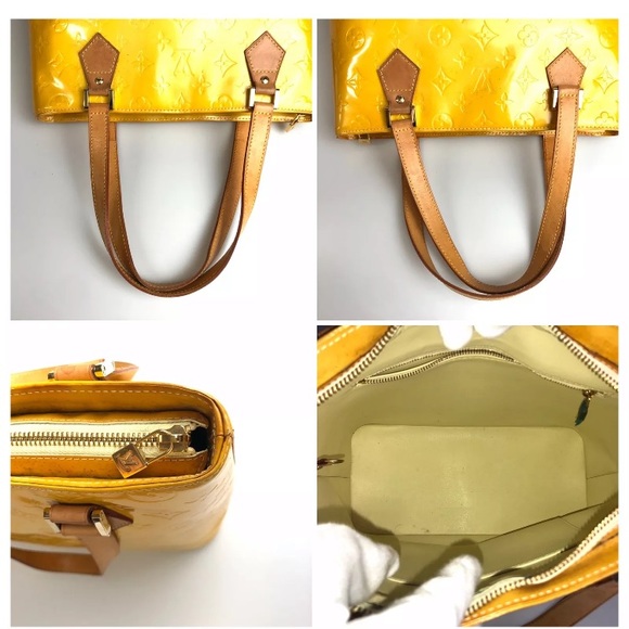 Authentic Louis Vuitton Yellow Vernis purse bag - Picture 8 of 10